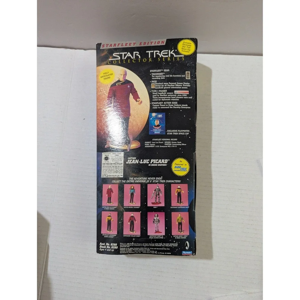 Playmates Star Trek Captain‎ Jean-Luc Picard Dress Uniform Figure 6289 1995